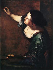 Artemisia Gentileschi, Auto retrato como alegoria da pintura