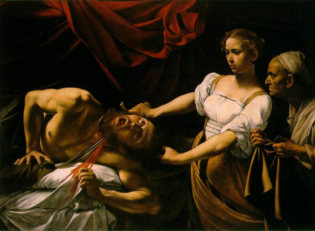 Judite decapitando Holofernes, c. 1599 Palazzo Barberini, Roma.