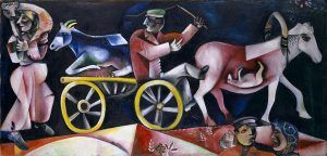 Marc Chagall (1887–1985); Le marchand de bestiaux; 1912