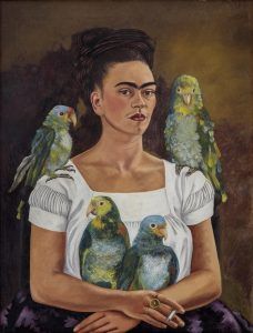 Eu e meus papagaios, 1941. Coleção particular. (www.fridakahlo.org)