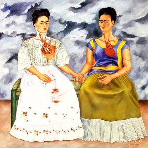 As duas Fridas, 1939. Museu de Arte Moderna, Cidade do México. (Wikipedia)