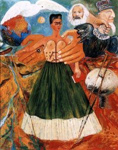 O Marxismo dará saúde aos pobres, 1954 Museu Frida Kahlo, Cidade do México. (www.fridakahlo.org/)