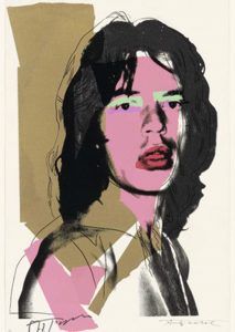 Andy Warhol, Mick Jagger, 1975. MoMa, Nova York.