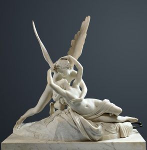 Eros e Psiquê ou Psiquê reanimada por um beijo do Amor, c. 1787-1793. Museu do Louvre, Paris.