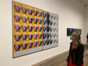 Andy Warhol, Marilyn Diptych, 1962. Exposição na Tate Modern.