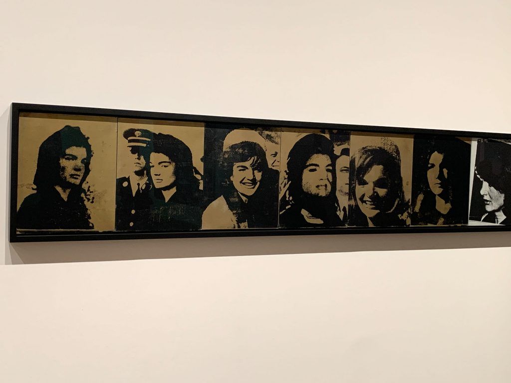 Andy Warhol, Jackie Frieze, 1964. Exposição na Tate Modern.