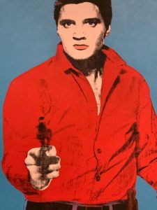 Andy Warhol, Elvis I e II, 1964. Detalhe.